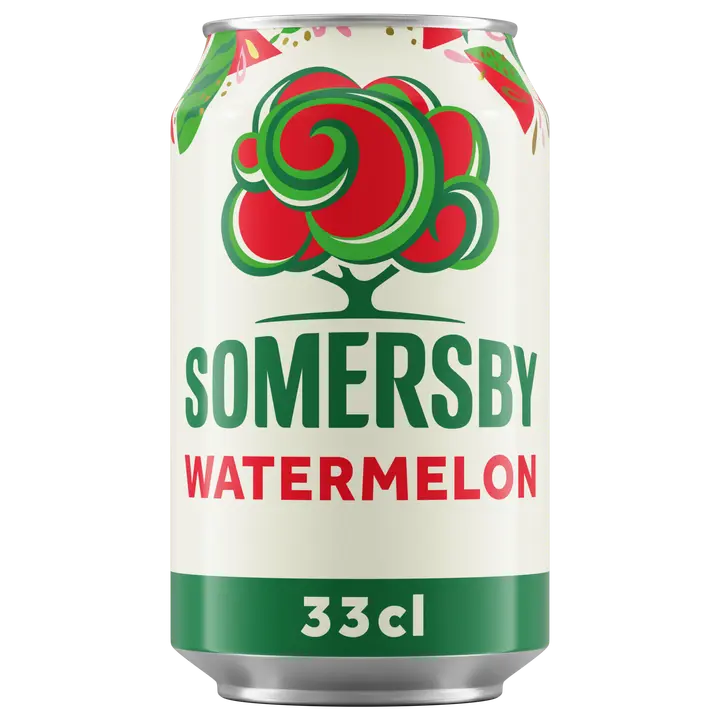 Somersby Watermelon siideri 4,5 % tölkki 0,33 L|Somersby 西瓜苹果饮品 4.5% 罐装 0,33 L