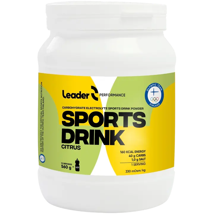 Leader Performance Sports Drink urheilujuomajauhe sitruksenmakuinen 560 g-Leader Performance Sports Drink 柑橘味运动饮料粉 560 g