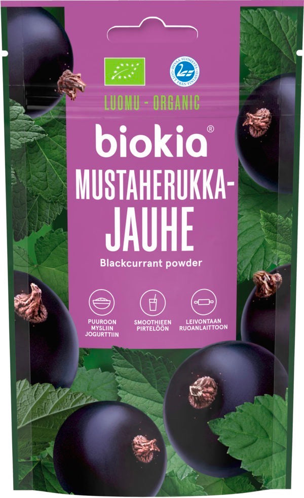 Biokia 有机黑加仑粉 30g|BIOKIA Organic Blackcurrant Powder 30g