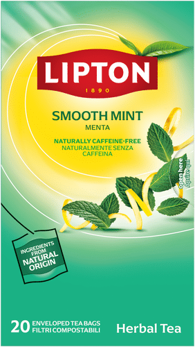 Lipton Smooth Mint yrttitee 20pss|Lipton 柔滑薄荷花草茶 20pss