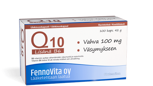 Fennovita 42克膳食补充剂Q10 + B6