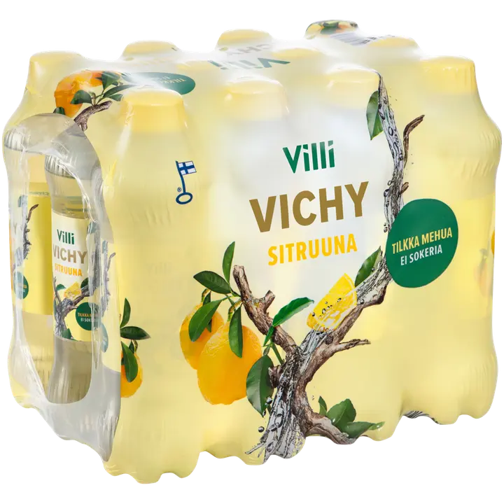 12 x Villi Vichy Sitruuna 0,33 l|Villi 12 个野生维希柠檬 0,33 l