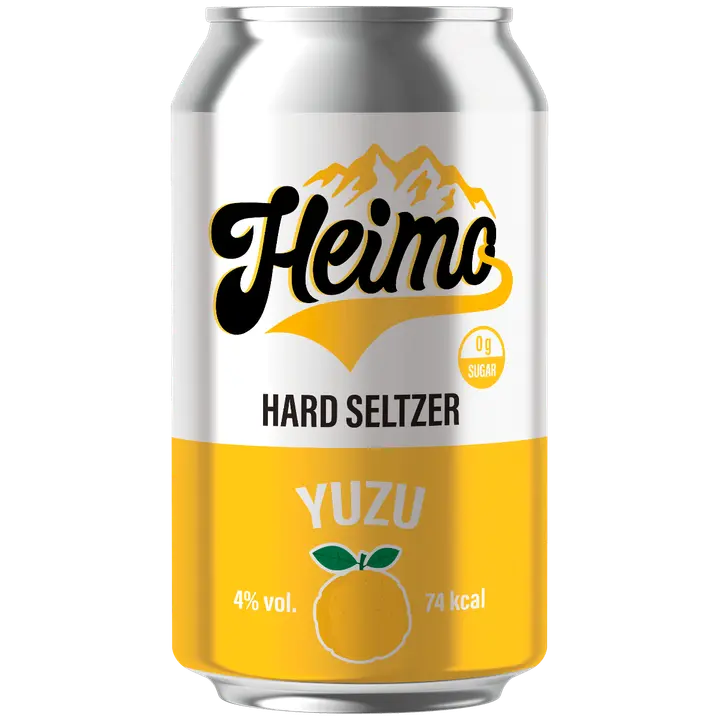 Heimo Hard Seltzer Yuzu 4,0% 330ml|Heimo 硬苏打水柚子 4.0% 330ml