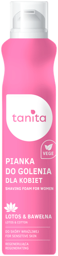 TANITA Shaving Foam For Woman Lotus & Cotton Sensitive Skin 200ml