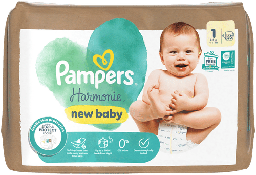 Pampers Harmonie new baby S1 2-5公斤 35片纸尿裤