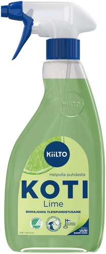 Kiilto 可生物降解通用清洁喷雾 青柠 600 ml