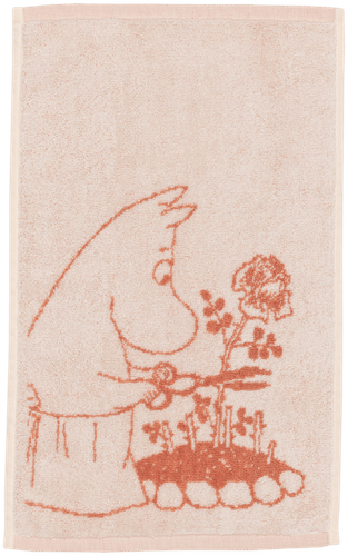 Moomin Arabia 姆明手巾30x50 姆明妈妈 米色 GOTS