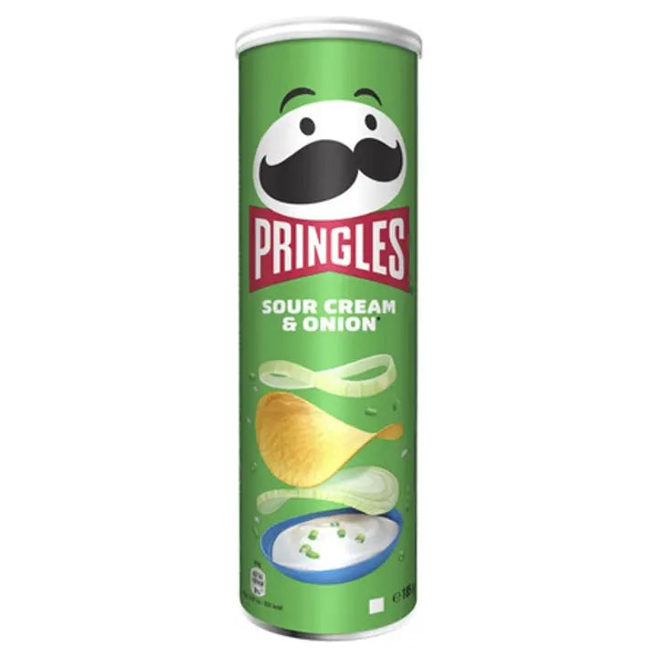 PRINGLES Sour Cream & Onion 185g-Pringles 酸奶油和洋葱 185g