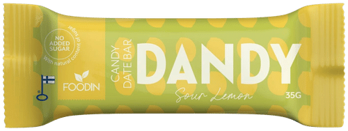 Foodin 丹迪糖果棒,酸柠檬味 35g|Foodin Dandy Candy Bar, Sour Lemon, 35g