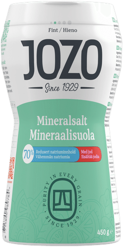 Jozo Mineraalisuola 70 % vähemmän natriumia 450 g