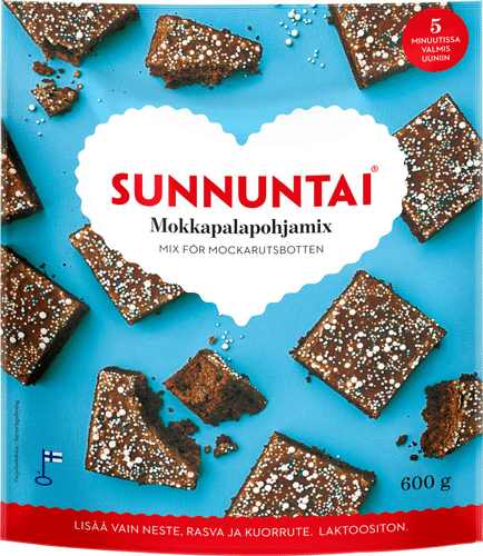 Sunnuntai 600g mokkapalapohjamix|Sunnuntai 600克摩卡蛋糕底混合粉