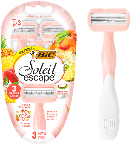 BIC Soleil Escape 3 Peach & Pineapple-varsiterä