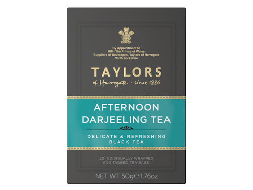 Taylors of Harrogate Afternoon Darjeeling musta pussitee 20ps|TAYLORS OF HARROGATE 下午大吉岭红茶袋 20ps