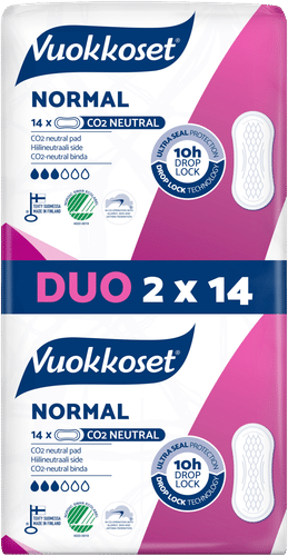 Vuokkoset Normal Duo ohutside 2x14 kpl