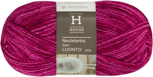 House 图案纱线 Luonto 100 g