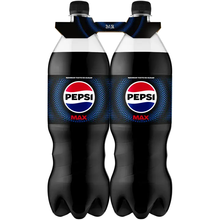 2 x Pepsi Max virvoitusjuoma 1,5 l|Pepsi MAX 2 x Pepsi Max 软饮料 1,5 l