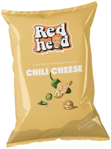 Redhead 奶酪墨西哥辣椒味薯片 150g|Redhead Juuston ja jalapenon makuisia perunalastuja 150g