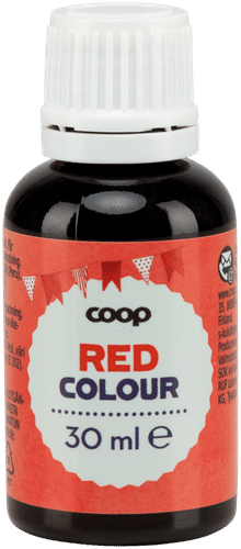 Coop elintarvikeväri punainen 30 ml|Coop 红色食用色素 30 ml