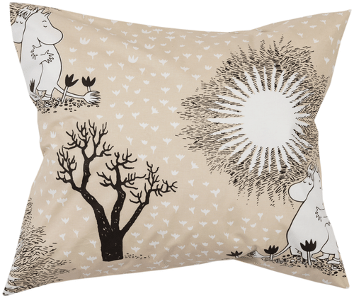 Moomin 阿拉比亚 姆明 枕套 50x60cm 爱 背景 GOTS