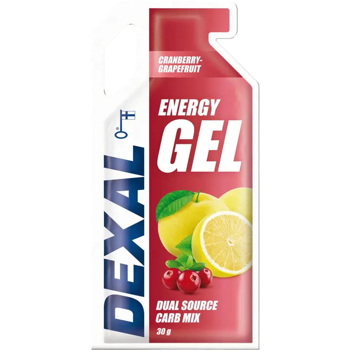 Dexal Energiageeli karpalo-greippi 30g-Dexal 蔓越莓-葡萄柚能量胶 30g