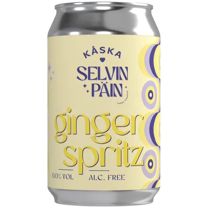 Selvin Päin & Kåska Ginger Spritz 0,0% 330ml|Kåska 塞尔文·潘 & 卡斯卡姜汁喷雾 0.0% 330ml