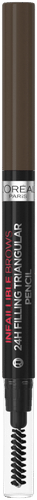 L'Oréal Paris Infaillible Brows 24H Filling Triangular Pencil 1.0 Ebony kulmakynä 1ml