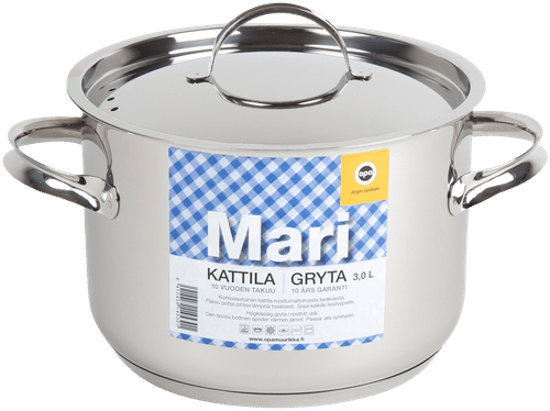 OPA Mari Steel 汤锅 不锈钢 3,0l