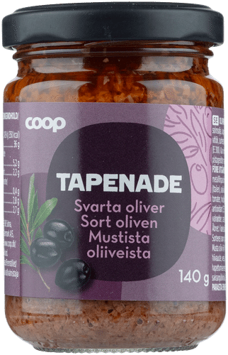 Coop 黑橄榄酱 140 g|Coop musta tapenade 140 g