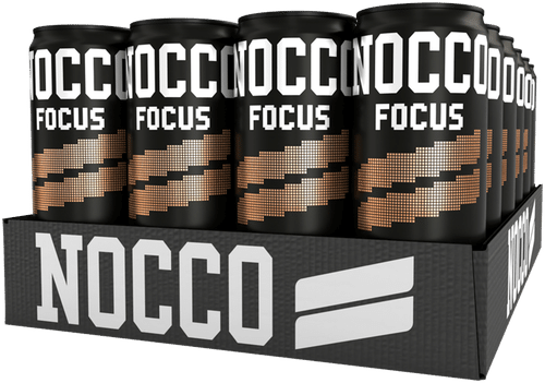 Nocco FOCUS 可乐味含气能量饮料 24x330ml|NOCCO FOCUS Cola hiilihapotettu energiajuoma 24x330ml