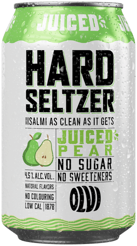 OLVI Hard Seltzer 果汁饮品 梨 4.5% 0.33升 罐