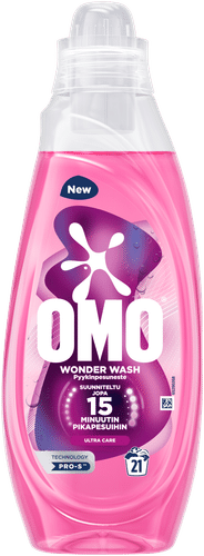 Omo Wonder Wash Ultra Care快洗程序洗衣液840毫升21次