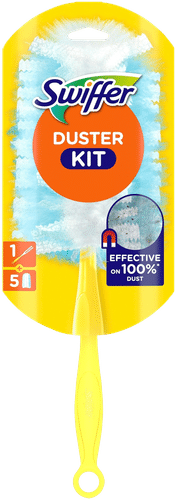 Swiffer Duster 入门套装 手柄 + 5 个除尘掸