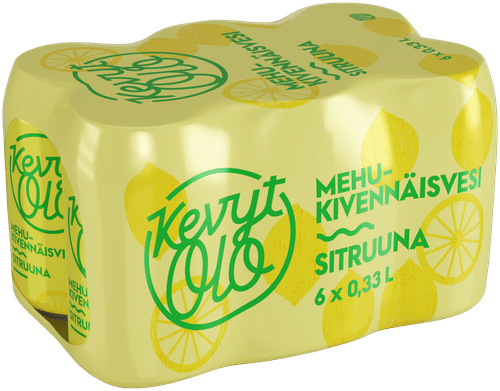 6xKevytOlo Sitruuna mehukivennäisvesi 0,33 l tlk