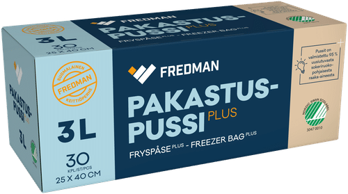 Fredman 冷冻袋 plus 3升 30 kpl