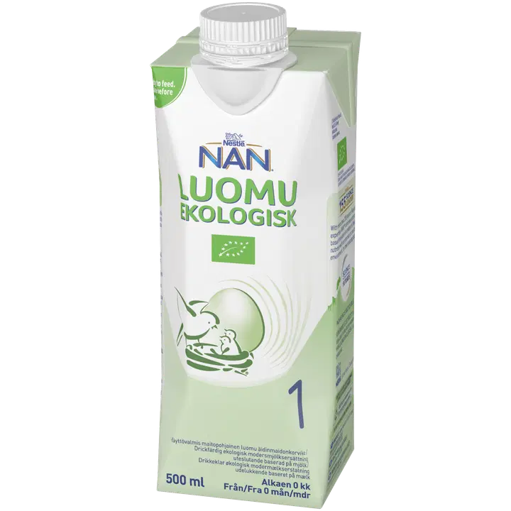 Nestlé NAN 有机婴儿配方奶粉1段 500ml|Nestlé NAN 1 Äidinmaidonkorvike Luomu 500ml