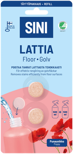 SINI Lattiapuhdistusaine täyttöpakkaus - 2 tablettia