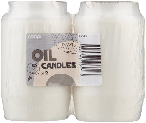 Coop 油蜡烛 50小时 2件