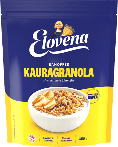 Elovena 350g banoffee kauragranola|Elovena 350克 香蕉太妃燕麦脆粒