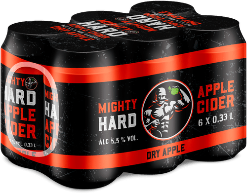 Mighty 烈性苹果气泡饮料 5.5 vol% 33cl 含醇6 件装