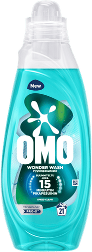 Omo Wonder Wash Speed Clean快洗程序洗衣液840毫升21次