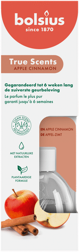 Bolsius True Scents – huonetuoksu – Cinnamon Apple – 60 ml