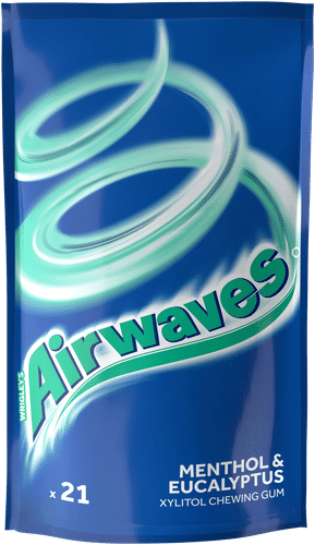 Airwaves 薄荷桉树口香糖 29g|Airwaves Menthol & Eucalyptus purukumi 29g