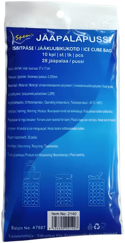 Spen jääpalapussi 28 palan 10kpl