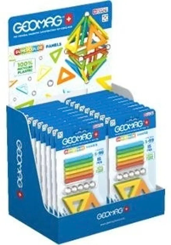 Geomag Supercolor Panels Recycled 15 CDU|Geomag Supercolor Panels Recycled 15 CDU
