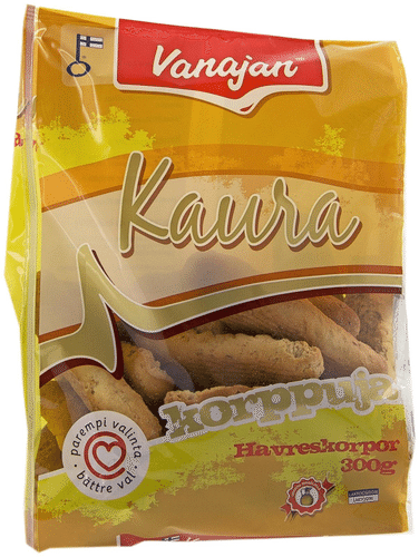 Vanajan Keksit 瓦纳扬燕麦脆饼 300g|Vanajan Kaurakorppu 300g