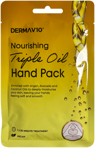 Derma V10 三重油护手膜|Derma V10 Triple Oil käsinaamio
