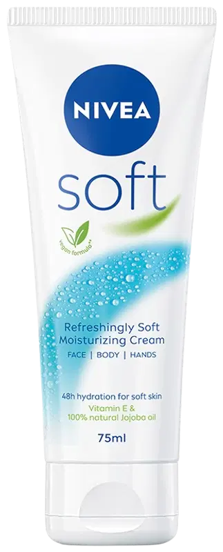 NIVEA 75毫升Soft保湿霜|NIVEA 75ml Soft -kosteusvoide