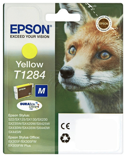 Epson 墨盒 黄色 T1284