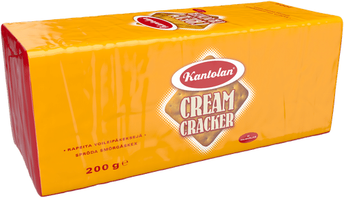 Kantolan 奶油苏打夹心饼干 200g|Kantolan Cream Cracker voileipäkeksi 200g