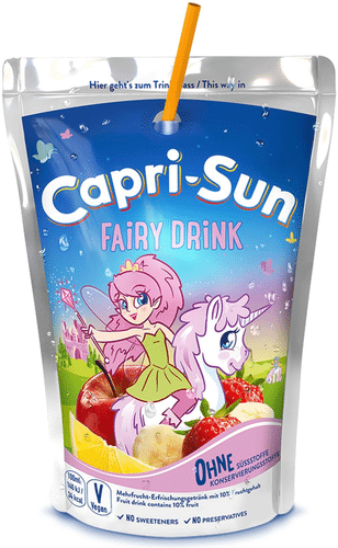 Capri-Sun Fairy Drink 果汁饮料 200ml 吸管汁